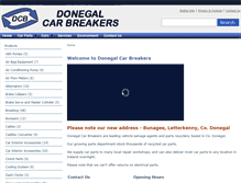 Tablet Screenshot of donegalcarbreakers.com